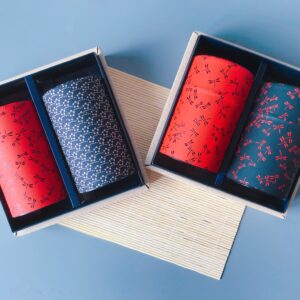 Maison Burstea : coffret de 2 thés avec boites washi à offrir. Un beau cadeau pour la fête des mamans