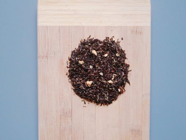 thé aux noisettes de la marque de thé normande Burstea. Un thé au goût nutella